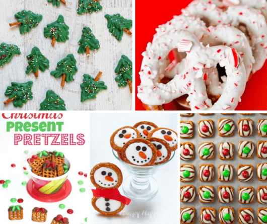 20 Christmas pretzels treats 