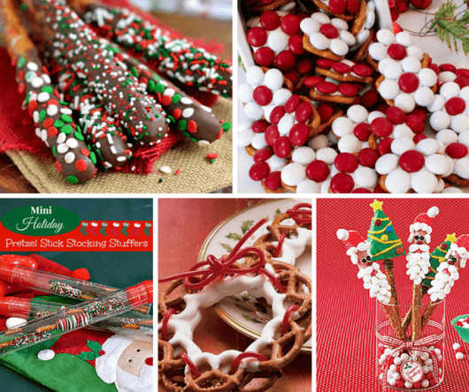 20 Christmas pretzels treats 