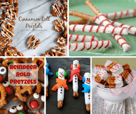 20 Christmas pretzels treats 