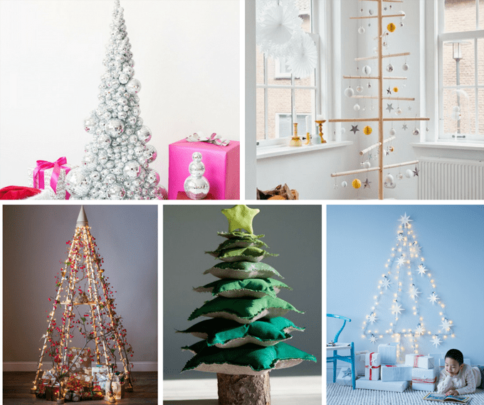 31 treeless Christmas trees -- unique, alternative Christmas trees 