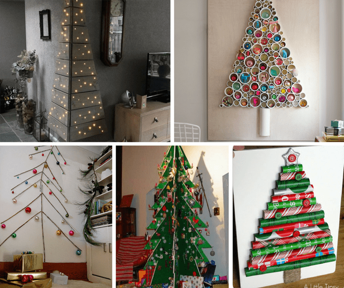 31 treeless Christmas trees -- unique, alternative Christmas trees 
