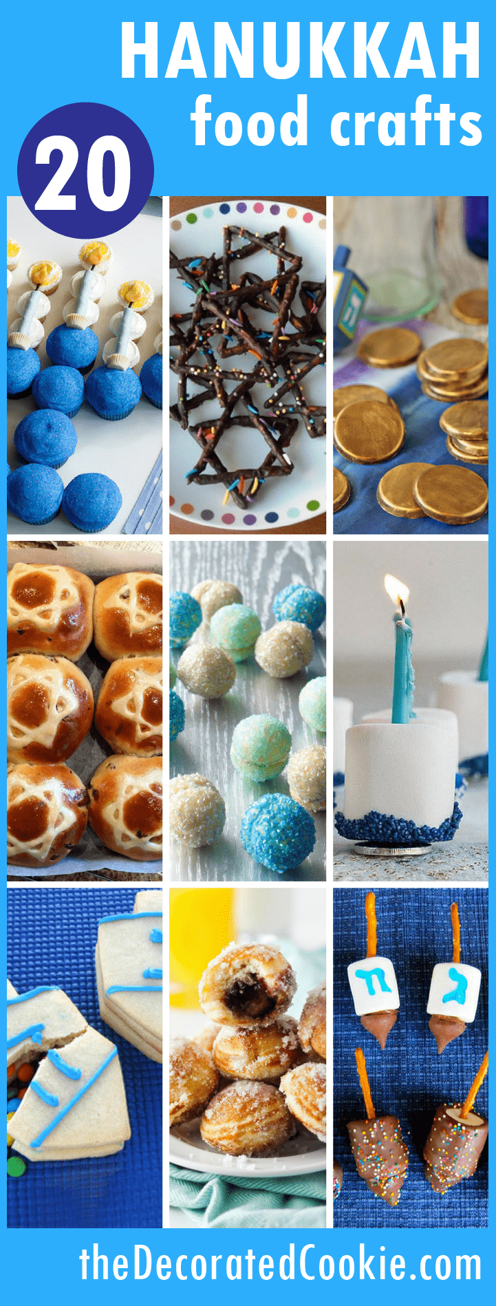 20 Hanukkah food craft ideas 