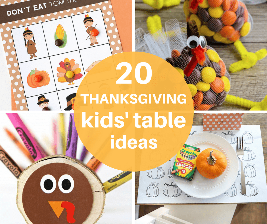 kids table thanksgiving ideas