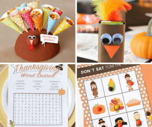 20 THANKSGIVING KIDS' TABLE IDEAS: Fun DIY Thanksgiving.