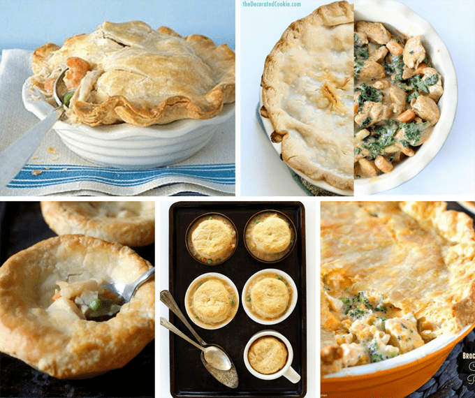 35 traditional and UNtraditional pot pie recipes - classic and crazy pot pie recipes 