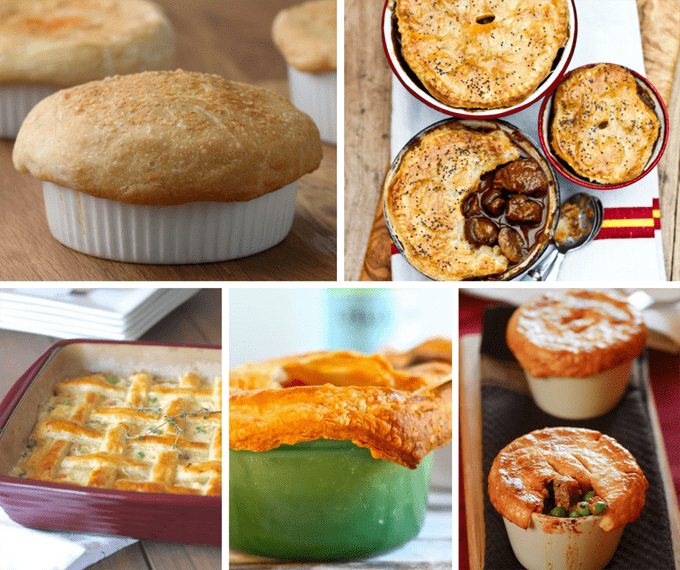 35 traditional and UNtraditional pot pie recipes - classic and crazy pot pie recipes 