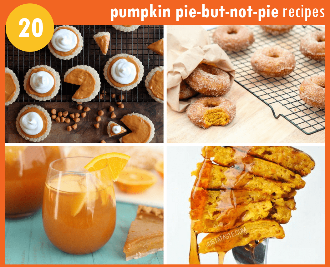 20 pumpkin pie recipes that are not pie -- alternative Thanksgiving desserts