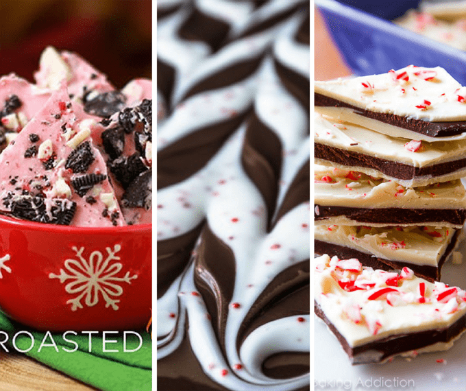 easy chocolate bark ideas for Christmas, great homemade gift idea 