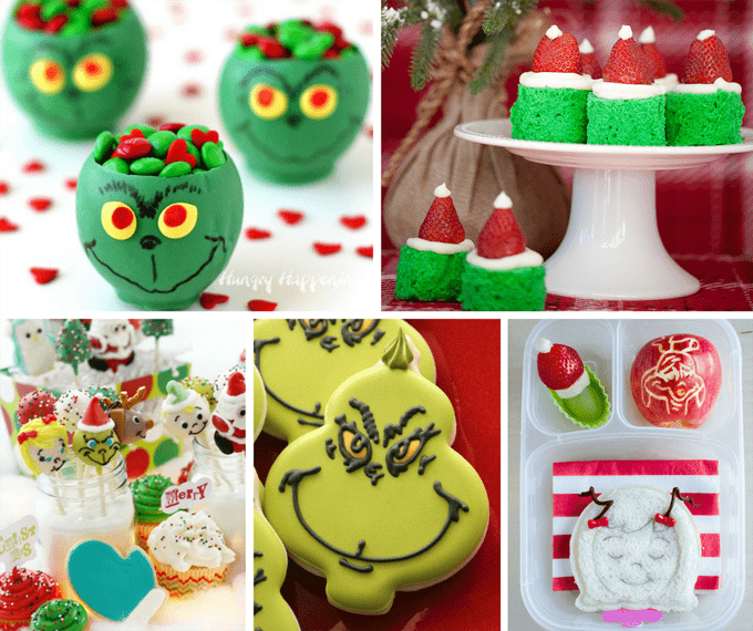 25 GRINCH FOOD IDEAS: A roundup of fun food for your Christmas party.