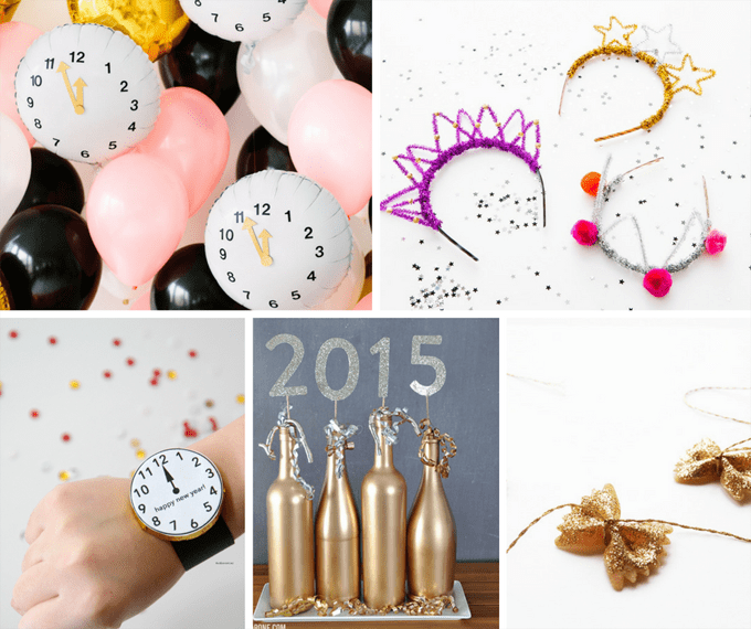 25 awesome DIY ideas for New Year's Eve