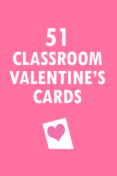 51 Valentine's Day school card ideas