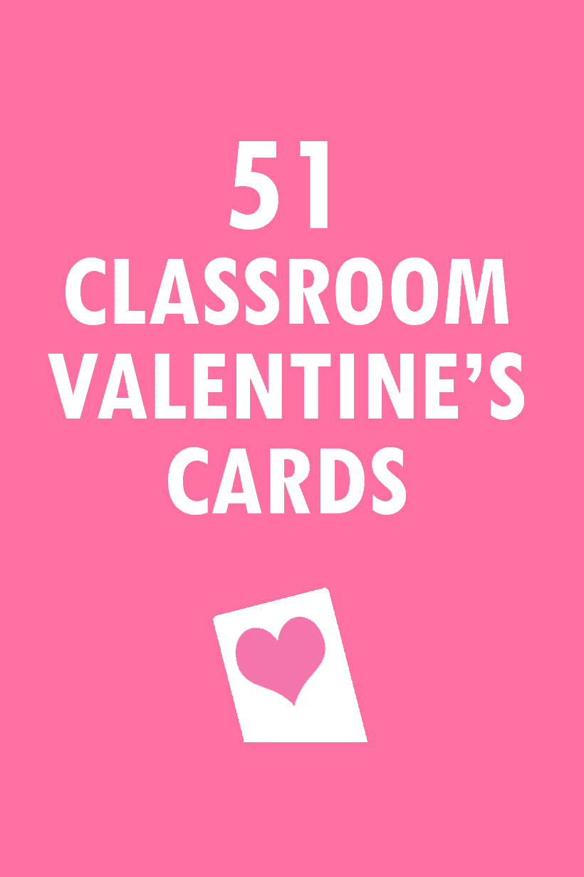 51 Valentine's Day school card ideas
