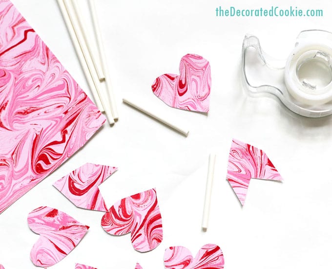super easy cupid's arrow Rice Krispie Treats for Valentine's Day