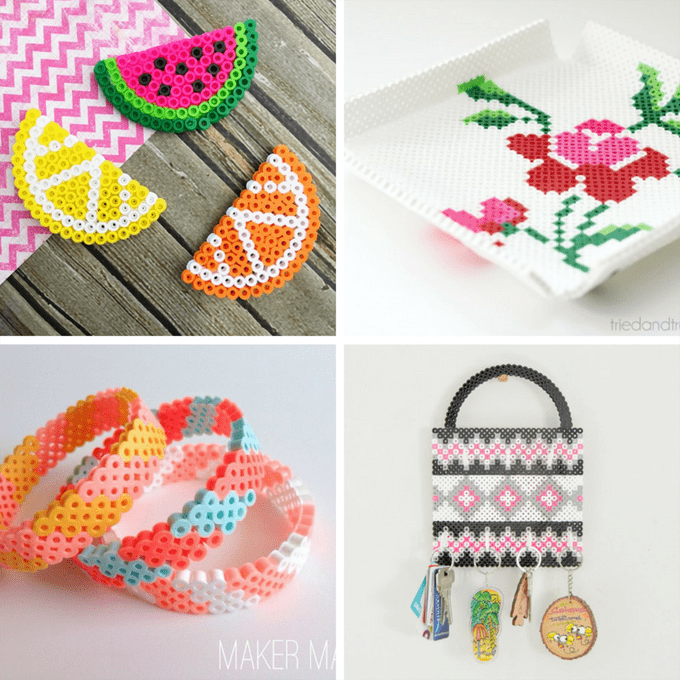 Fruit Perler Bead Magnets - Frugal Mom Eh!