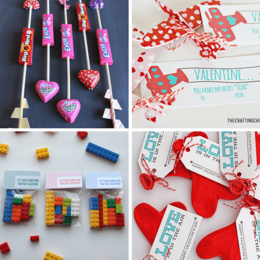 DIY Valentine's Day classroom cards for kids' school parties.