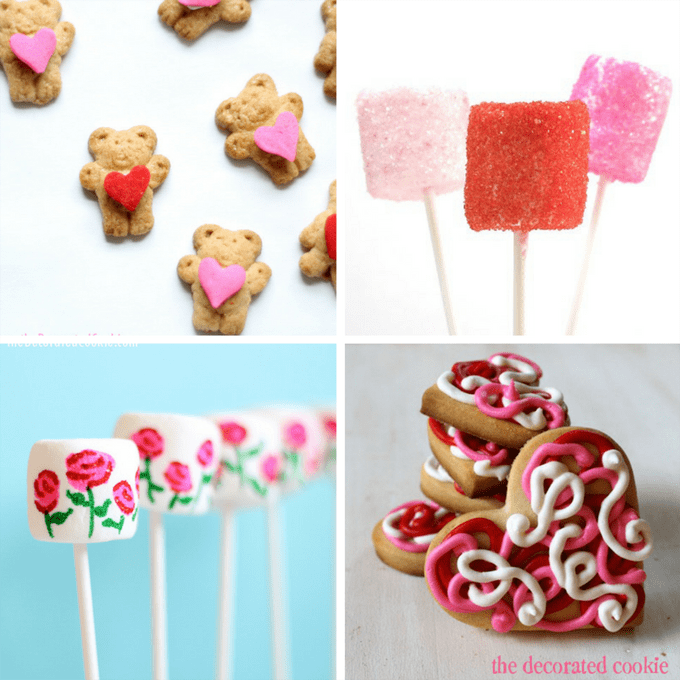 12 Valentine's Day classroom party food crafts -- awesome food crafts KIDS CAN MAKE at their class party 
