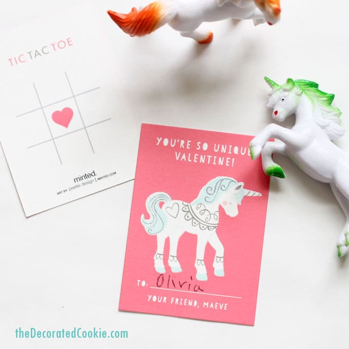 Valentine's Day classroom cards and toys