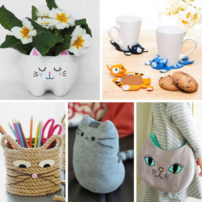 cute kitty cat crafts for crazy cat ladies