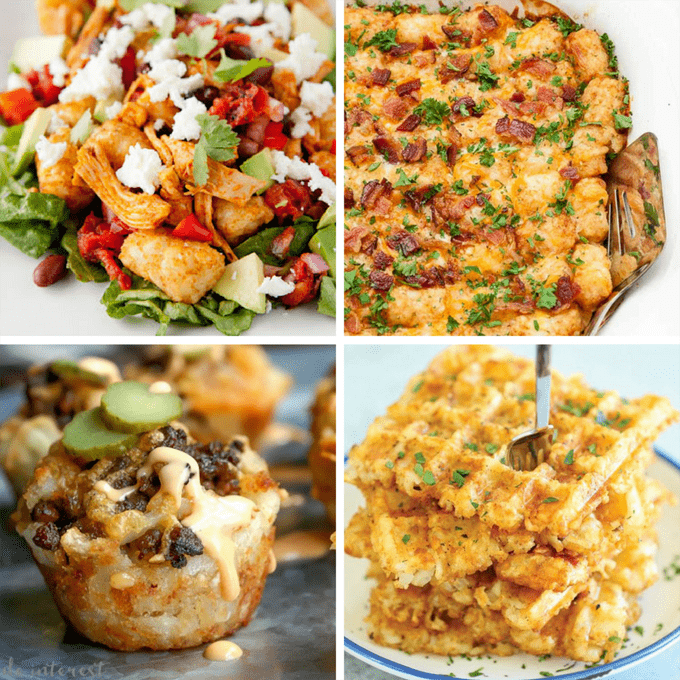 21 RECIPES THAT USE TATER TOTS as an ingredient.