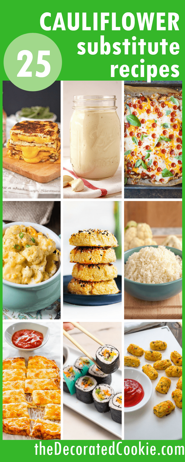 25 healthy cauliflower substitutes