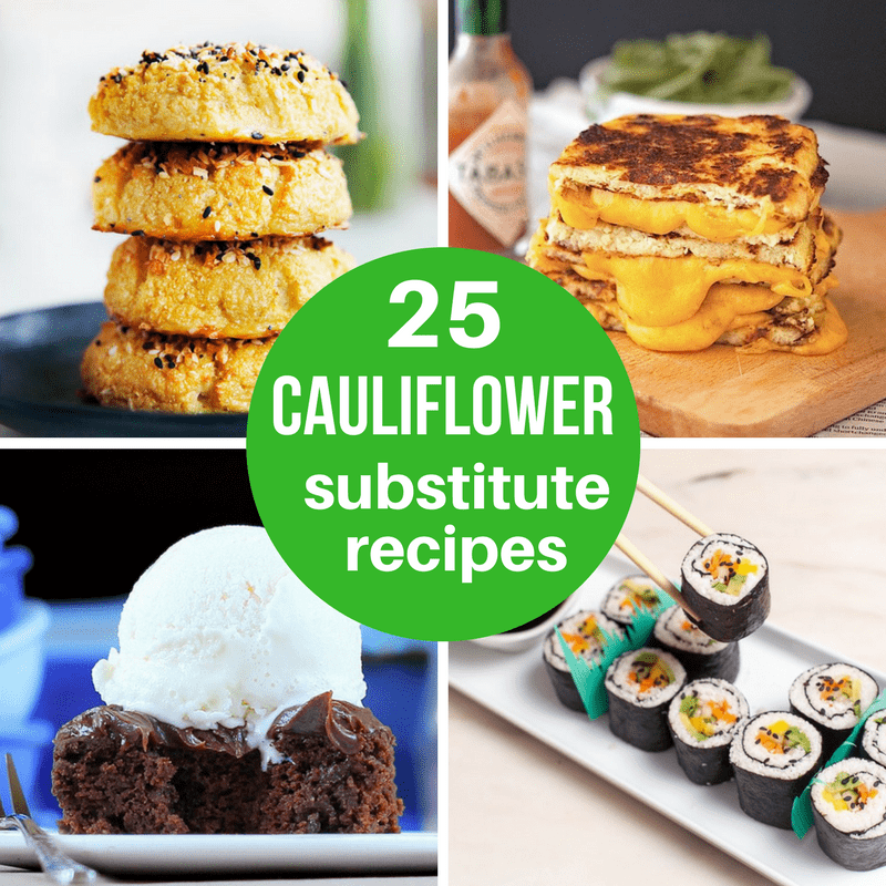 25 healthy cauliflower substitutes