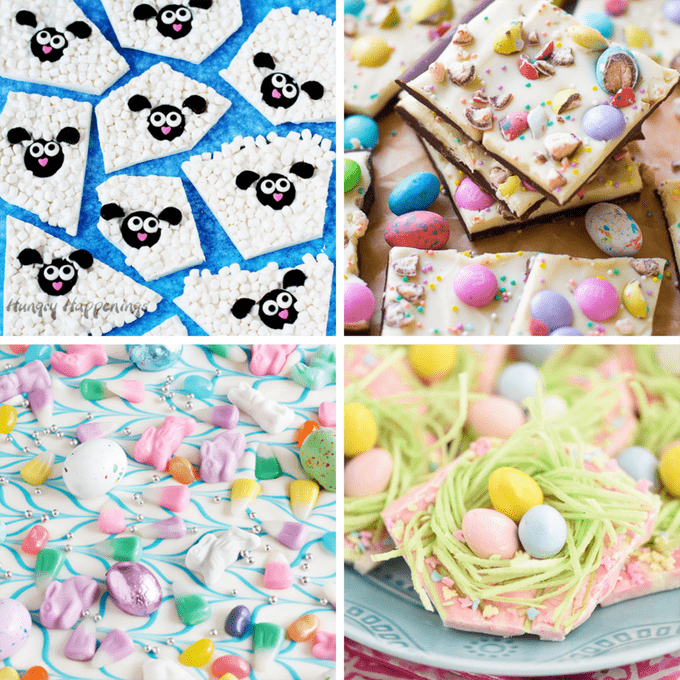 12 Easter chocolate bark ideas