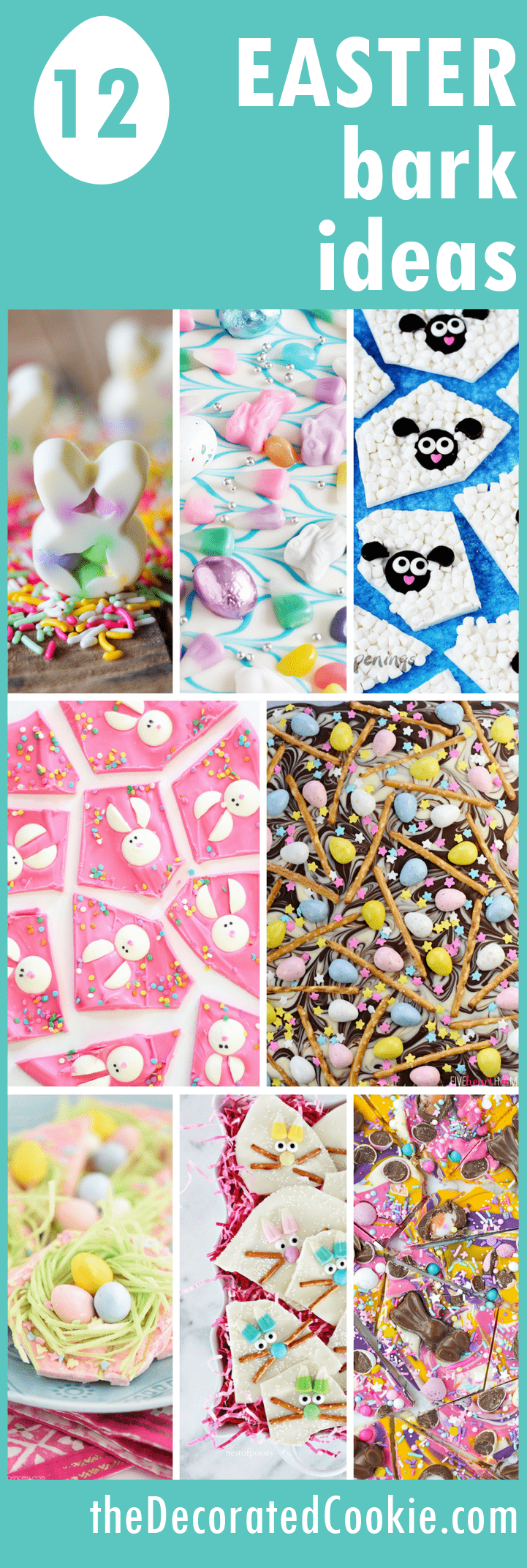 12 Easter chocolate bark ideas