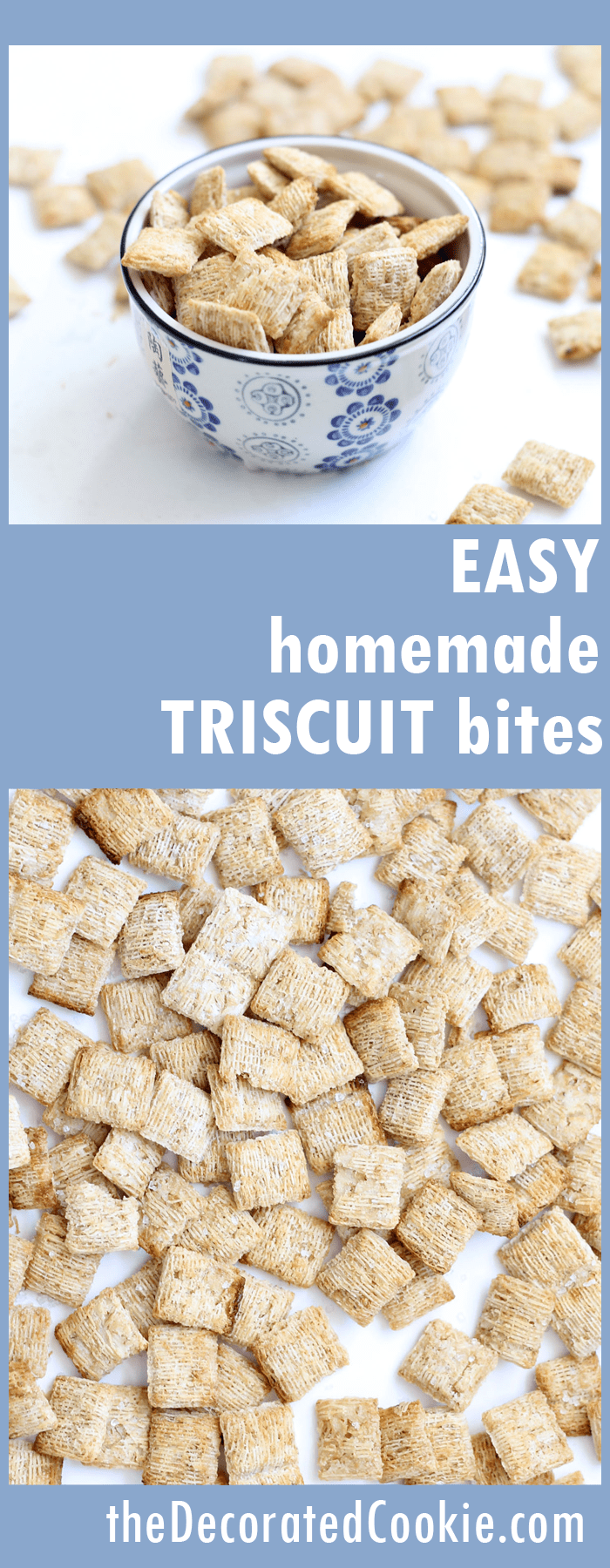 easy homemade Triscuits -- 3 ingredients 