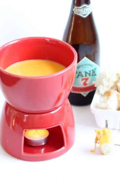 how to make EASY beer and cheese fondue