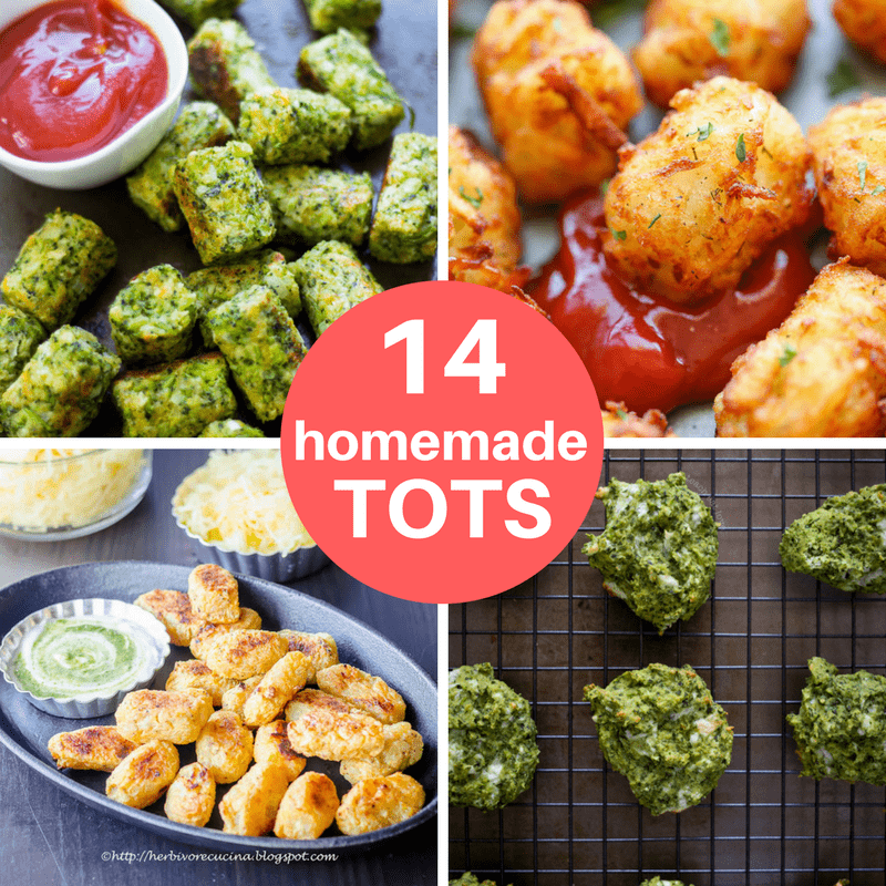 A roundup of 14 awesome homemade TATER TOTS RECIPES