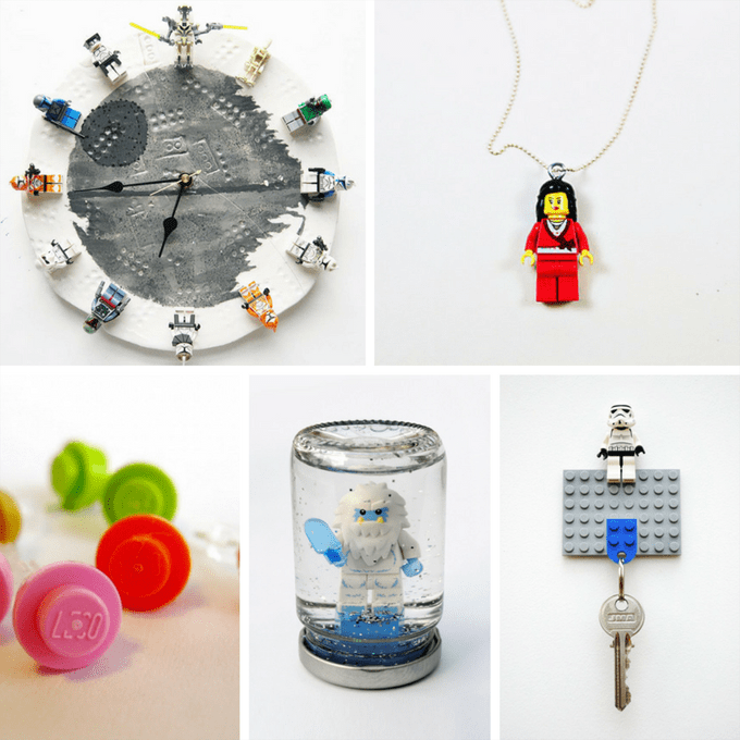 25 awesome LEGO crafts -- upcycled legos 