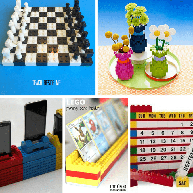 25 awesome LEGO crafts -- upcycled legos 