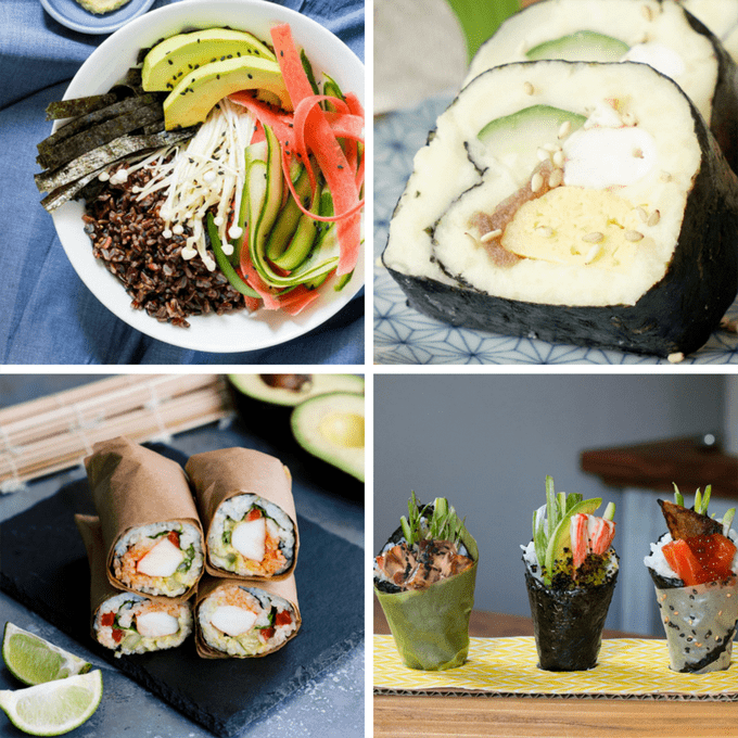 15 unusual ways to serve sushi