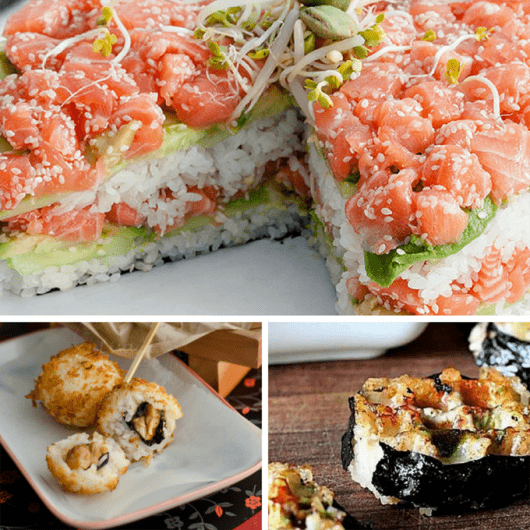 Roundup of unusual ways to serve sushi.