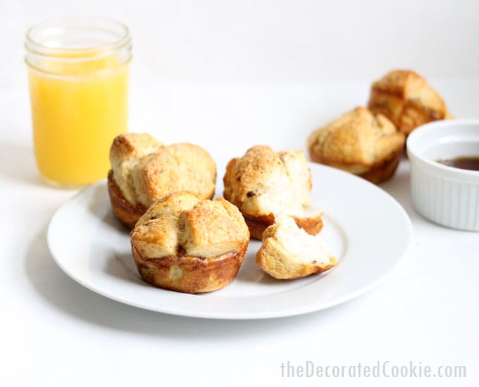 French Toast biscuit muffins -- with video how-tos 