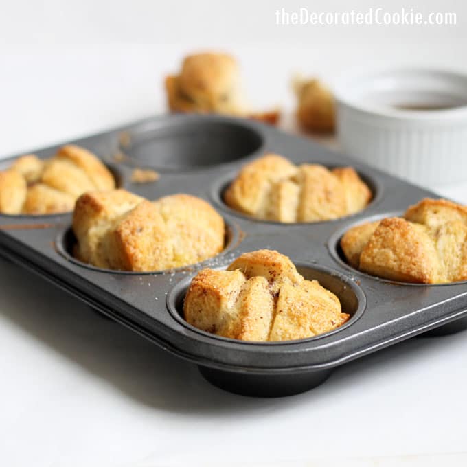French Toast biscuit muffins -- with video how-tos