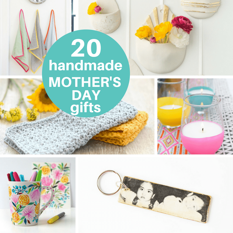 20 homemade Mother's Day gift ideas from adults or tweens or teens