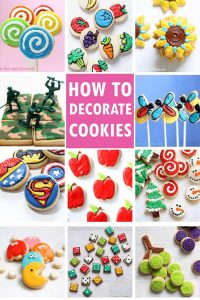 EASY COOKIE DECORATING -- basic recipes, piping how-tos and MORE!