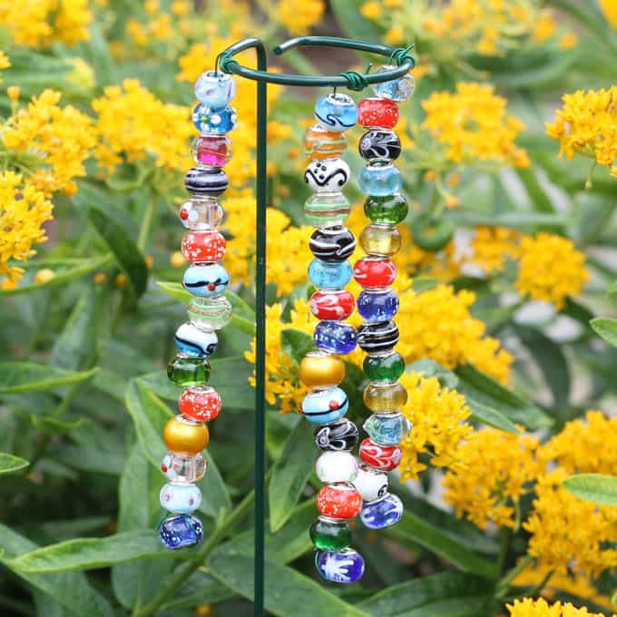 EASY beaded garden ornaments -- kids -- garden craft -- video how-tos 