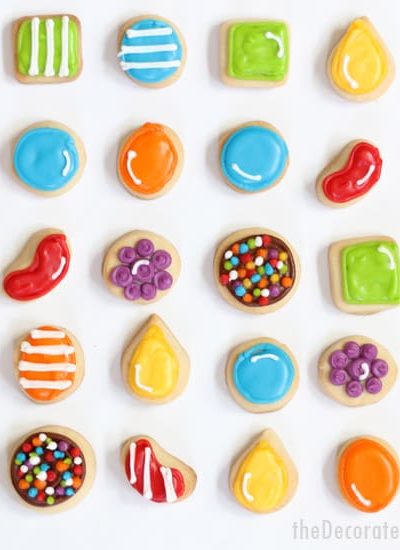 how to decorate candy crush cookies -- video game -- video how-tos