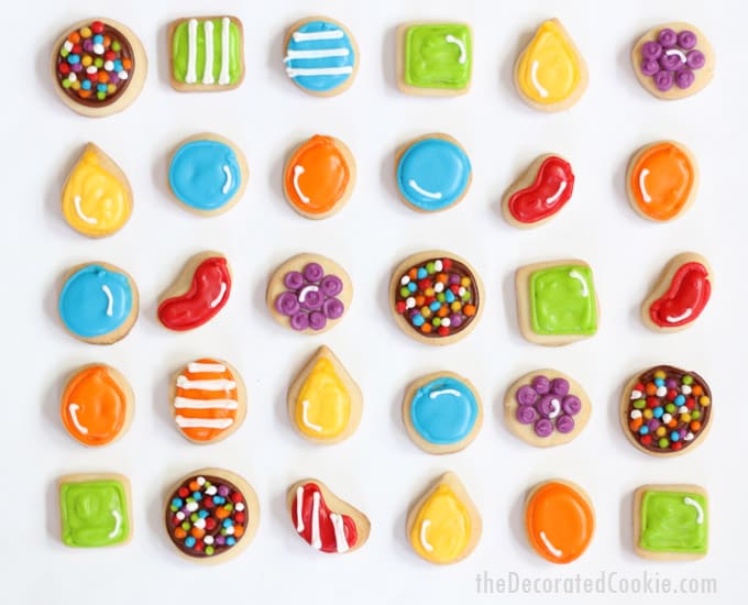 how to decorate candy crush cookies -- video game -- video how-tos