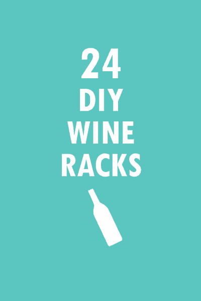 24 awesome DIY wine racks