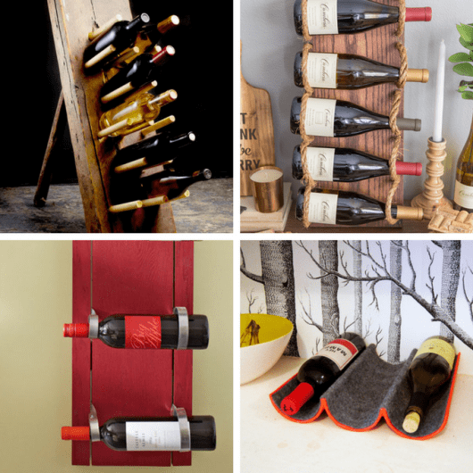 WINE RACK Roundup of 24 awesome DIY wine racks, home decor ideas