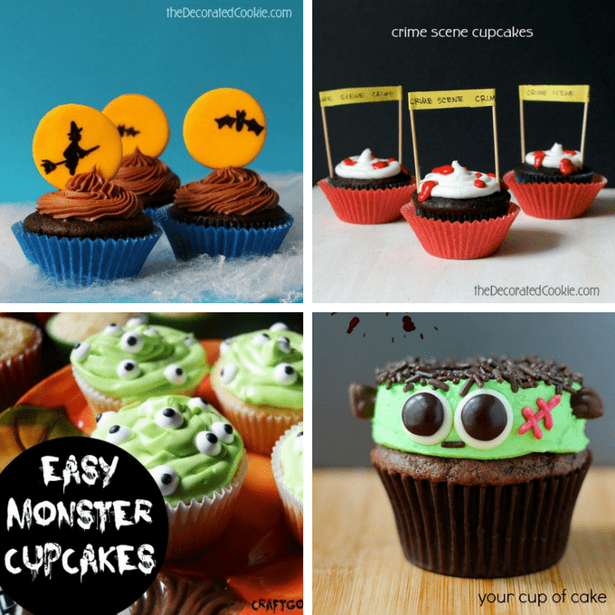 roundup of 40 awesome Halloween cupcake ideas 