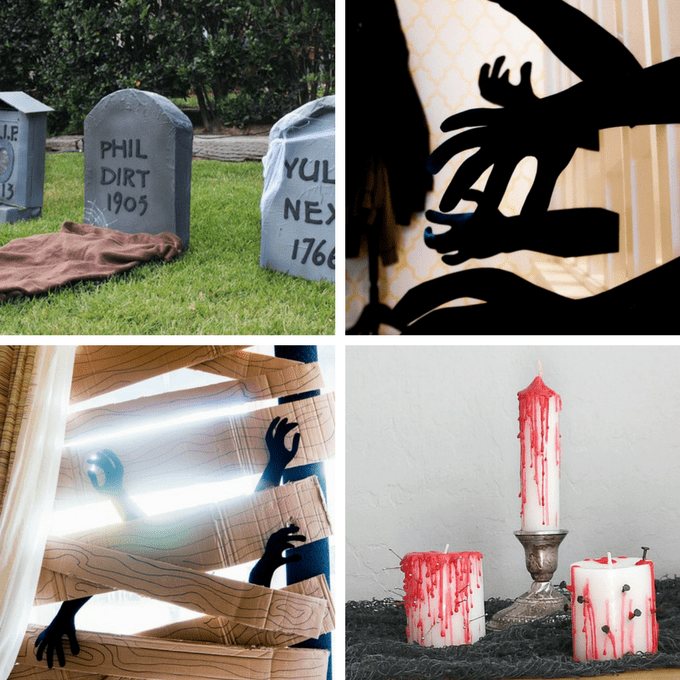 roundup of 20 DIY Haunted House ideas for Halloween 