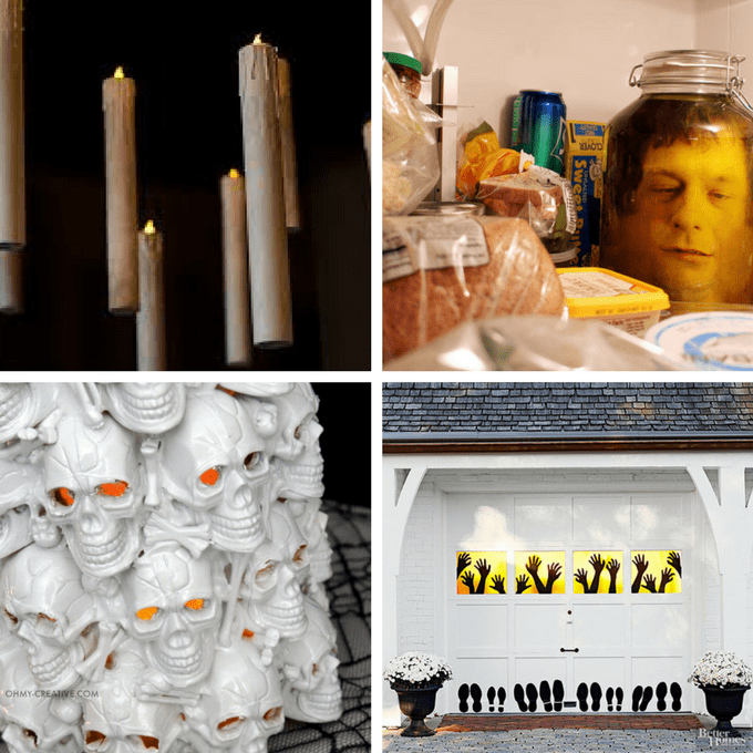 roundup of 20 DIY Haunted House ideas for Halloween 
