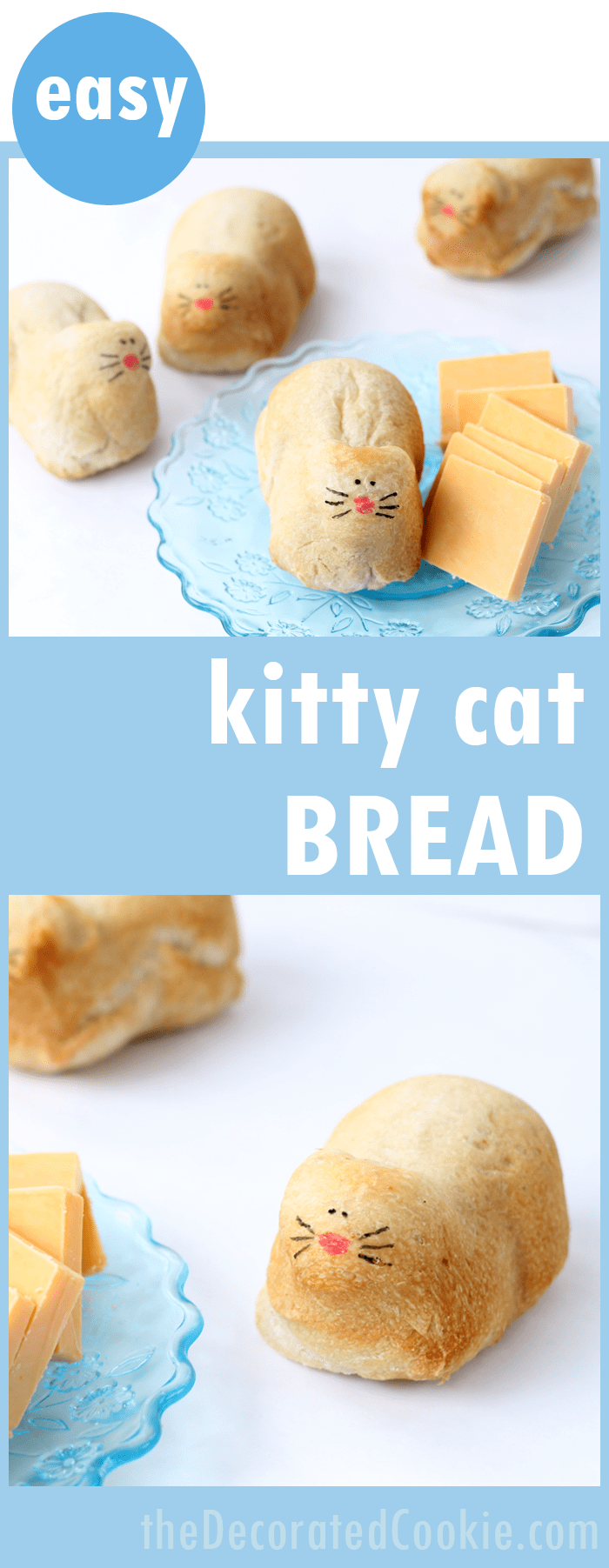 kitty cat bread loaf 