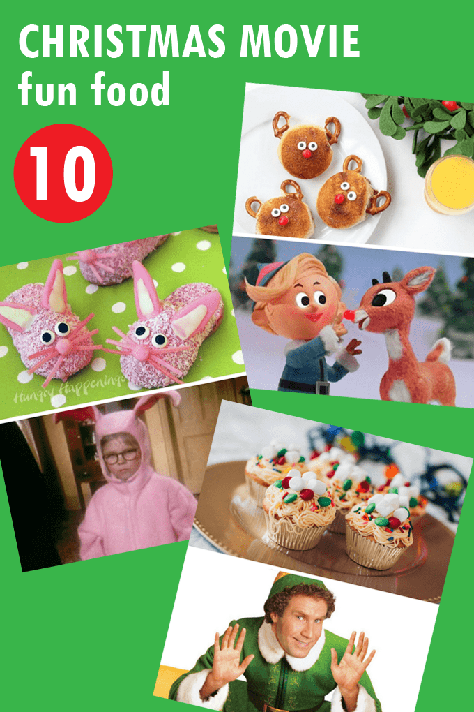 A roundup of fun food ideas paired with classic Christmas movies. Create holiday traditions by baking up these fun food ideas to watch with the movies.