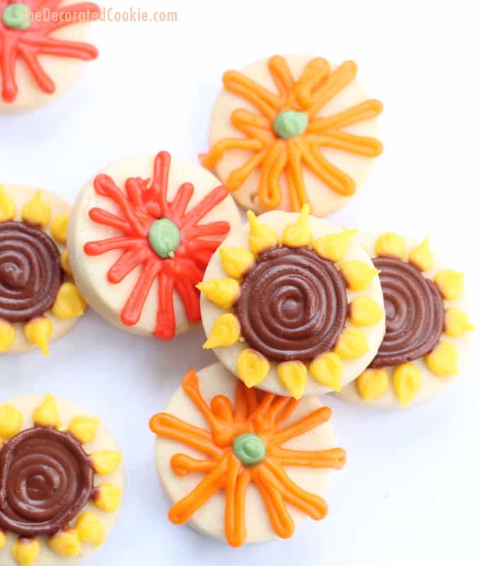 flower cookies 