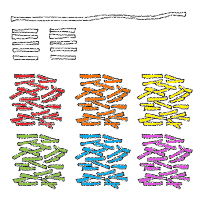  no-sew rainbow knotted fleece scarf 